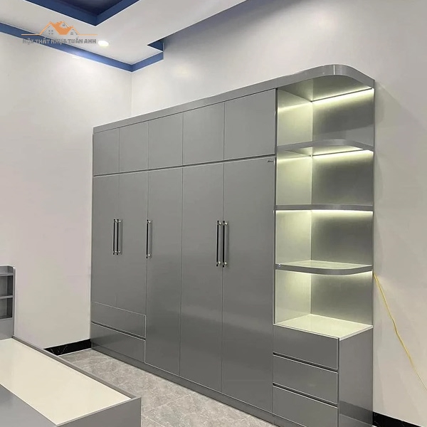 Tủ nhựa cao cấp thiết kế tinh tế, màu sắc trẻ trung