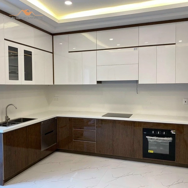 Tủ bếp nhựa cao cấp chống ẩm mốc, bền đẹp theo thời gian
