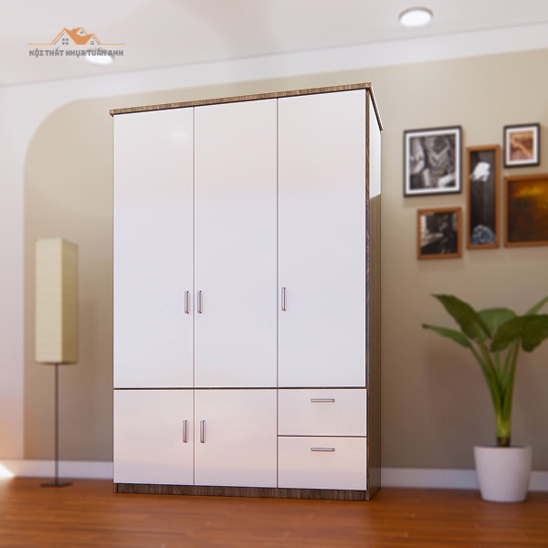 Thiết kế tủ đựng quần áo gọn nhẹ, tiện lợi