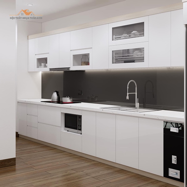 Nội thất nhựa thiết kế hiện đại cho căn hộ nhỏ