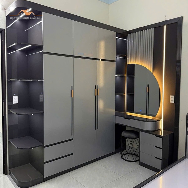 Nội thất nhựa cao cấp sang trọng, phù hợp nhà phố hiện đại