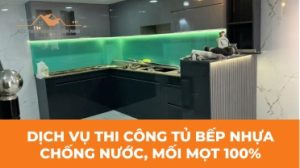 Chính sách bảo hành thi công tủ bếp nhựa dài hạn của Nội Thất Tuấn Anh