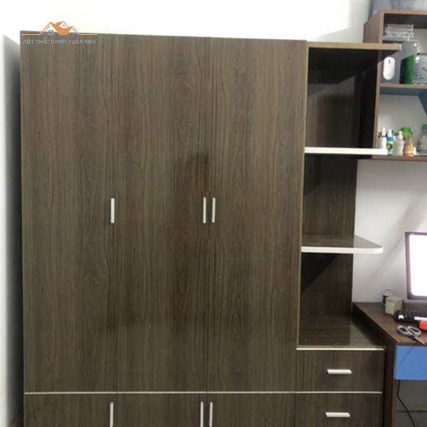 Tủ nhựa Đài Loan dễ di chuyển, chống mối mọt và cong vênh