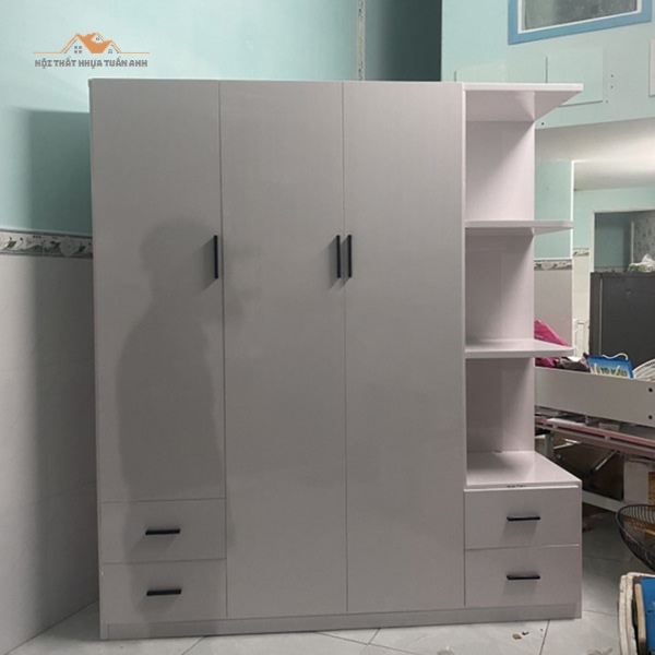 Tủ nhựa Đài Loan nhiều màu sắc và thiết kế đa dạng
