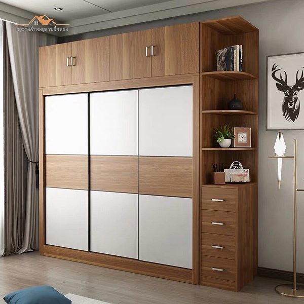 Tủ nhựa cánh lùa tiết kiệm diện tích cho căn hộ nhỏ