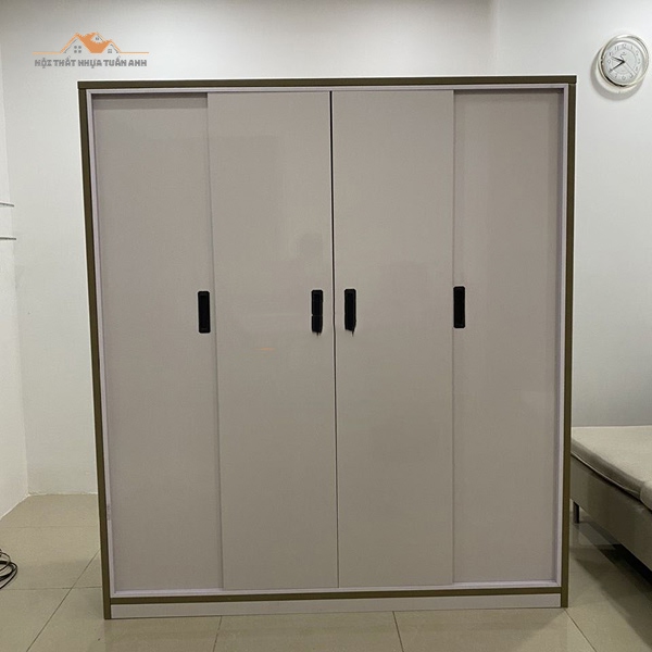 tủ nhựa quần áo 4 cánh giá rẻ chất lượng tốt