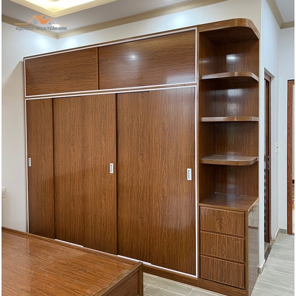 Mẫu tủ Vinco Plast phối màu hiện đại